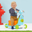 Kids' 3-in-1 Ride-On Scooter and Wagon Toy - Dog