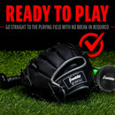 10" T-Web Glove with Ball - Youth PVC Mitt, Right-Handed