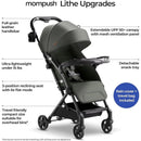 Lithe V2 Lightweight Travel Stroller - Forest