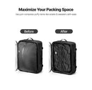 Expandable Vacuum Seal Travel Backpack - Black