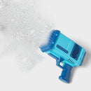 Light Up Volcano 49 Hole Bubble Blaster - Blue
