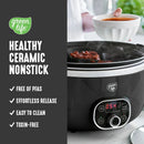 Healthy 6qt Slow Cooker Black