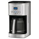DCC-3200 14-Cup Glass Carafe with Stainless Steel Handle Programmable Coffeemaker - Silver