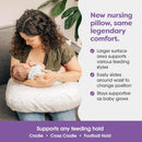 Nursing Pillow - Cream Retro Squiggles