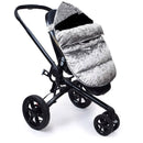 Plush Infant Footmuff - Grey - S/M - 0-18m