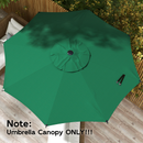 Canopy Replacement for LYON 11' Umbrella