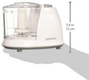 Daewoo 100 Watts Mini Food Chopper, 1.5-Cups, White 220 Volts (Not for USA)