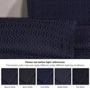 Cotton Blend Bedspread Set - Navy