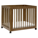 Yuzu 8 in 1 Convertible Crib with All Stages Conversion Kits - Natural Walnut