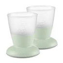 BabyBjörn Baby Cup - Powder Green - 2-Pack