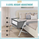 Skylar Bassinet and Bedside Sleeper - Grey