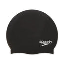 Adult Silicone Cap - Black: Swimming Hat, One Size Fits Most