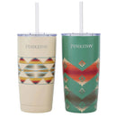 Pendleton 20oz Tumblers - Set of 2 (White/Green)