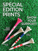 Pride Golf Tee Performance 3.25'' USA Flag Print Plastic Tee 30 Count