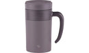 Stainless Steel Tea Tumbler with Handle - Brown