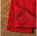 Cotton Kitchen Towels Set - Red