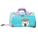 Kids Travel Duffle Bag with Wheels - Llama