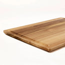 14"x20" Acacia Wood Carving and Charcuterie Board