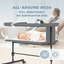 3 in 1 Baby Bassinet Beside Sleeper - Adjustable Height