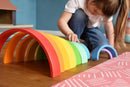 Wooden Rainbow Nesting Block Set