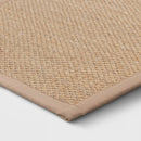 Textured Pet Kitchen Runner Rug - Brown