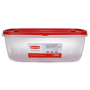 Easy Find Lids 320oz (2.5 gal) Plastic Rectangle Food Storage Container Clear