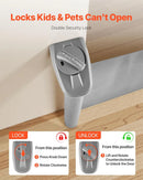 Retractable Baby Gate - Gray