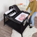 Willow Nursery Center Travel Playard - Cosmic Black