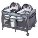 Nursery Center Playard for Twins - Grey