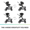 Pivot Troop Companion Double Modular Travel System - Bluestone Gray