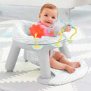 2-in-1 Sit-up Activity Baby Chair - Grey