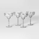 4pk Margarita Cocktail Glass Set - Clear