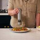 Electric Salt and Pepper Grinder - Stainless Steel