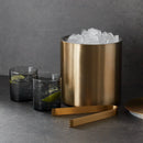 Metal Ice Bucket with Tongs