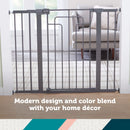 Tall-and-Wide Safety Gate - Grey