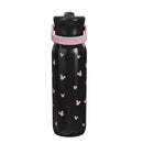 32oz Mickey Mouse Stainless Steel Vacuum Insulated Water Bottle with Straw Lid Black