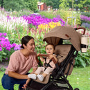 York Compact Stroller Travel System with EZ-Lift Pro Infant Car Seat - Cosmic Brown