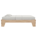 Maverick Montessori Toddler Floor Bed with 2 Heights, Natural