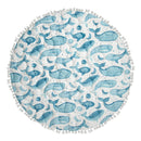 Cotton Quilted Activity Playmat - Caspian Whales