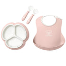 Mealtime Set, 4 pcs -  Powder Pink