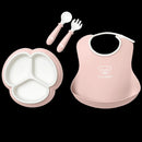 Mealtime Set, 4 pcs - Powder Pink