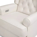 Harbour Electronic Recliner and Swivel Glider with USB Port - Performance Cream Eco-Weave