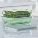 Simply Store® Tinted 4pc Lidded Rectangle Storage Set - Green