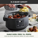 8-Quart Locking Lid Slow Cooker - Graphite