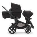 Kangaroo Upper Newborn Stroller Bassinet Adapter - Black