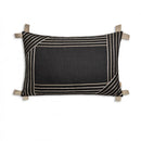 Double Face Lumbar Pillow with Embroidery - 16"x24"