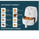 2.2 QT Air Fryer - White