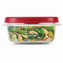 EasyFindLids 24 Piece Food Storage Containers Variety Set, Red