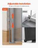 Retractable Baby Gate - Gray
