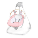 Simple Comfort Compact Soothing Baby Swing - Pink Chambray